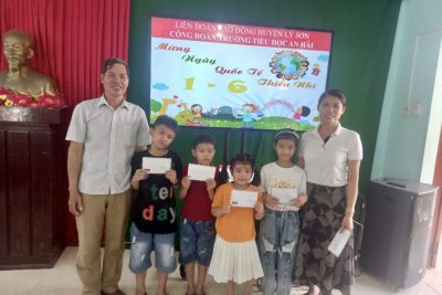 Tổ chức Ngày Quốc tế thiếu nhi 01/6 và khen thưởng con của CBGVNV đạt thành tich xuất sắc trong học tập và rèn luyện năm học 2022 – 2023 Tổ chức Ngày Quốc tế thiếu nhi 01/6 và khen thưởng con của CBGVNV đạt thành tich xuất sắc trong học tập và rèn luyện năm học 2022 – 2023