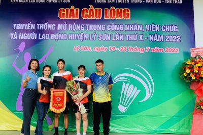 Tích cực tham gia Giải cầu lông trong CNVCNLĐ lần thức X năm 2022 Tích cực tham gia Giải cầu lông trong CNVCNLĐ lần thức X năm 2022