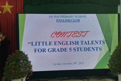 HỘI THI CÂU LẠC BỘ TIẾNG ANH CHO HỌC SINH LỚP 5
